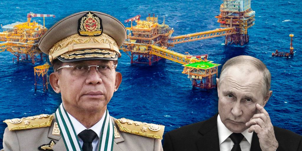 Le lent retrait des grands pétroliers du Myanmar contraste avec la sortie rapide de la Russie