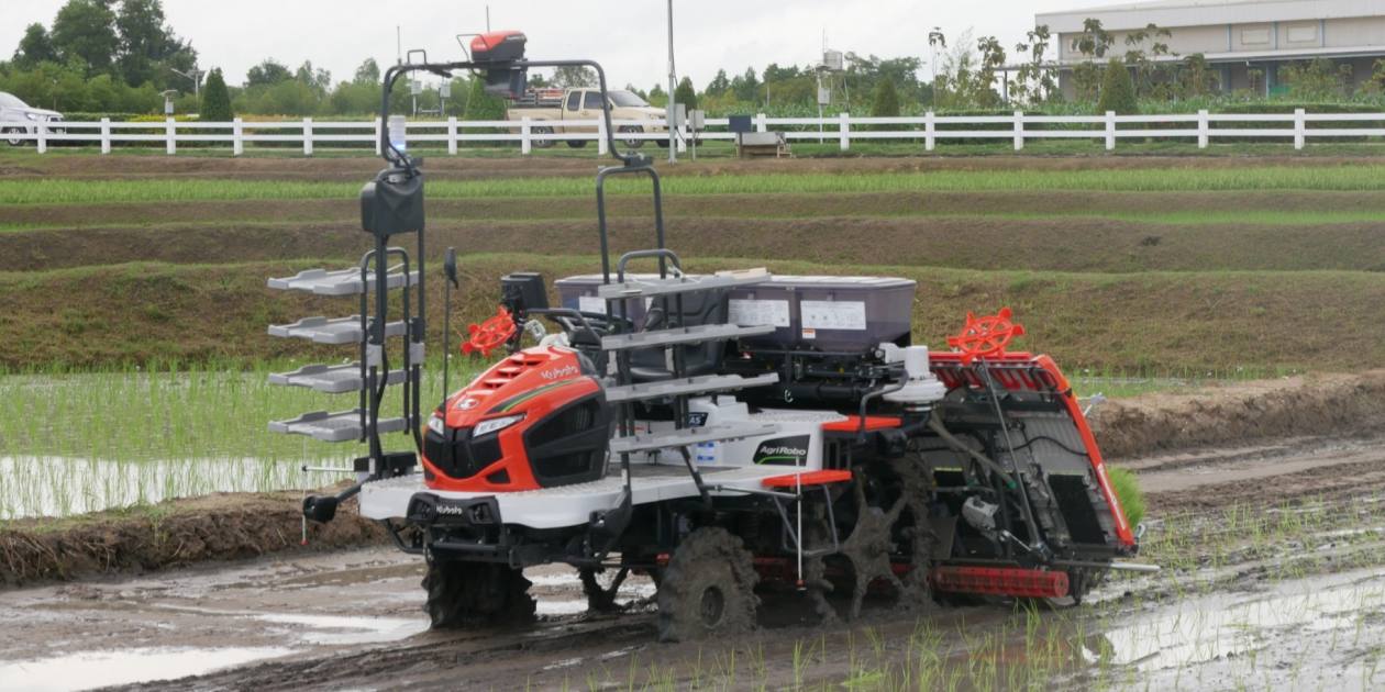 Kubota cultive une agriculture intelligente en Thaïlande