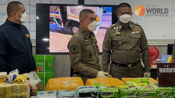 Une énorme cargaison de drogue saisie dans un camion dans la province de Sukhothai